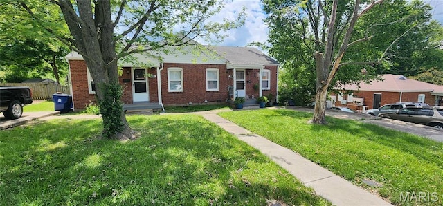 3409 Saint Gregory Ln, Saint Ann, MO 63074 - view of front of house with brick siding