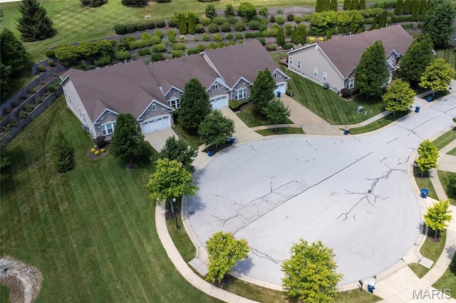 341 Brunhaven Ct, Chesterfield, MO 63017 - aerial view of residential area