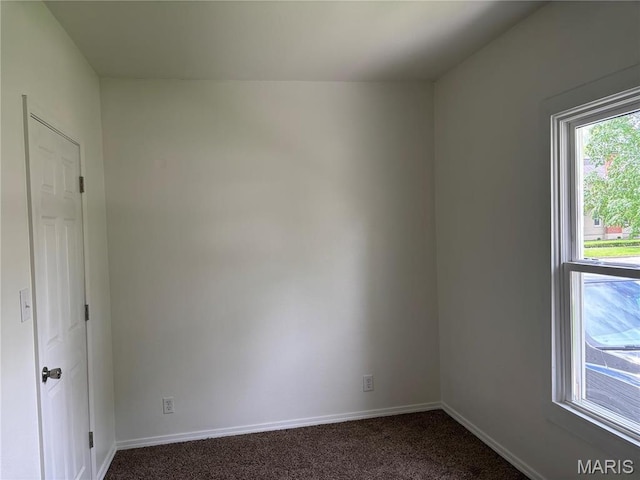 1014 E Broadway, Centralia, IL 62801 - empty room with dark carpet