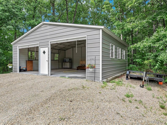 3870 Wilkinson Rd, De Soto, MO 63020 - view of detached garage