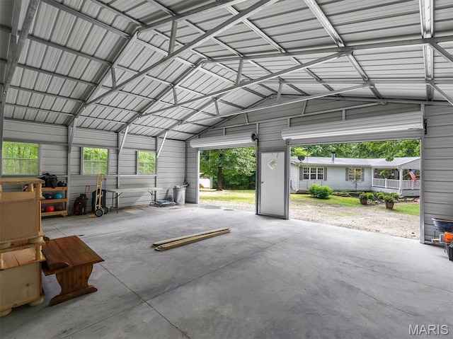 3870 Wilkinson Rd, De Soto, MO 63020 - garage featuring metal wall
