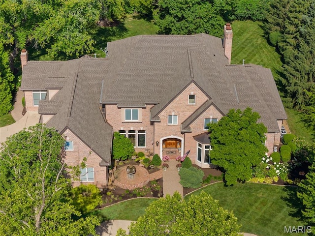 aerial view of property and surrounding area