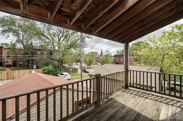 1003 Allen Ave, Saint Louis, MO 63104 - view of deck