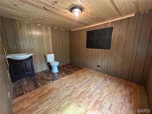 6209 Ripley 21 N-18, Doniphan, MO 63935 - unfurnished room featuring wood finished floors, wooden walls, and wood ceiling