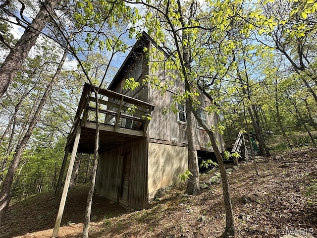 182 Ozark Dr, Ironton, MO 63650 - view of side of home with a deck