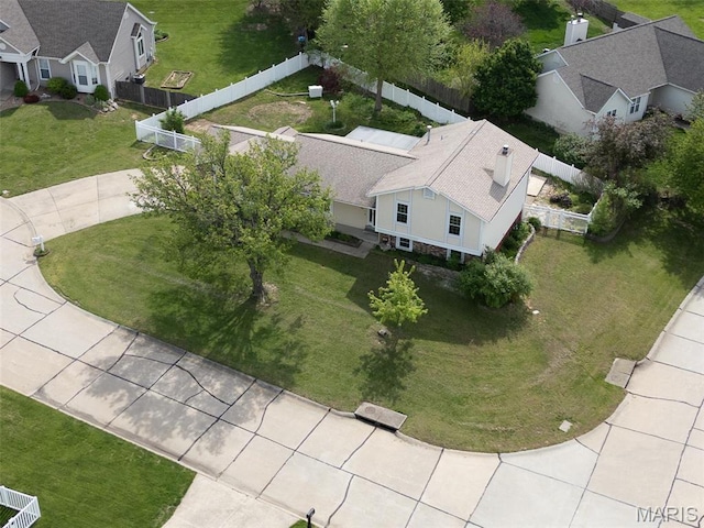 24 Shaw Ct, Cottleville Township, MO 63304 - view from above of property