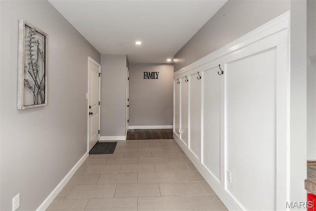 5814 Calvey Creek Rd, Robertsville, MO 63072 - hall featuring recessed lighting and baseboards