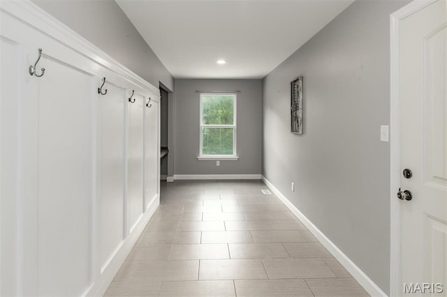 5814 Calvey Creek Rd, Robertsville, MO 63072 - mudroom featuring baseboards and recessed lighting