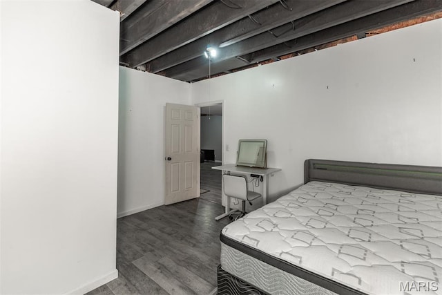 5814 Calvey Creek Rd, Robertsville, MO 63072 - bedroom featuring wood finished floors and baseboards