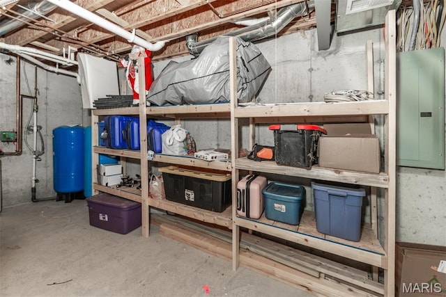 5814 Calvey Creek Rd, Robertsville, MO 63072 - storage room with electric panel