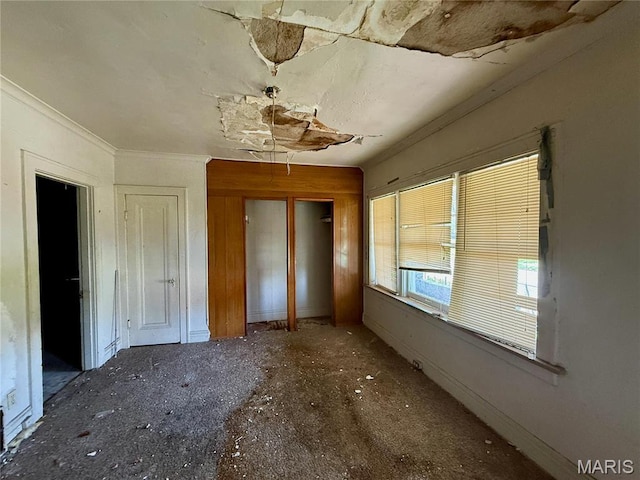 5723 Labadie Ave, Saint Louis, MO 63120 - unfurnished bedroom with ornamental molding