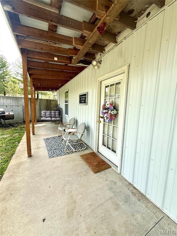 56 Berger Rd, Middletown, MO 63359 - view of patio / terrace featuring fence