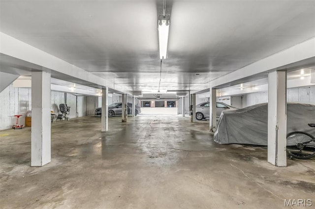 view of parking deck