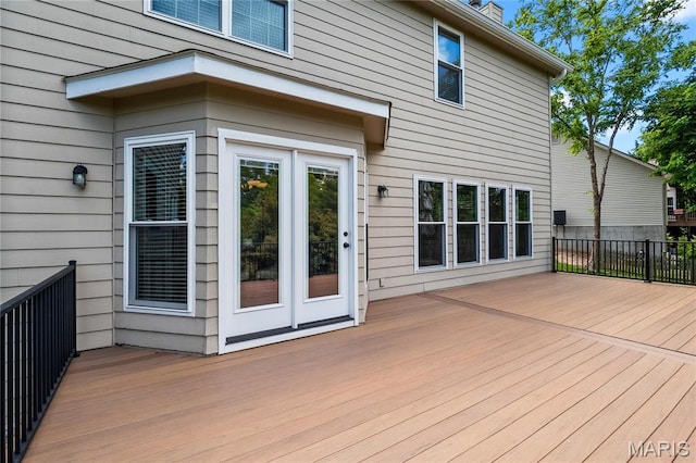 1309 Wellington Valley Ct, Chesterfield, MO 63005 - view of wooden terrace