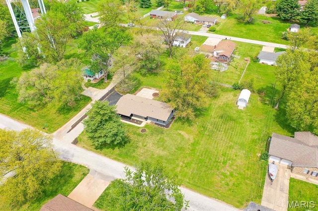 19 Ruth Ann Dr, Godfrey, IL 62035 - aerial overview of property's location featuring nearby suburban area