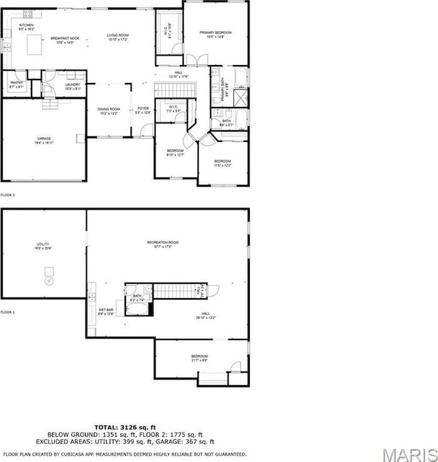 1603 Broadsword Ln, Lake St Louis, MO 63367 - property floor plan