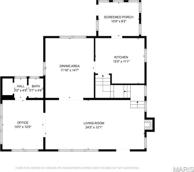 7350 Colgate Ave, University City, MO 63130 - home floor plan