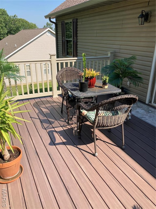 13 Montauk Ct, Leadington, MO 63601 - view of wooden terrace
