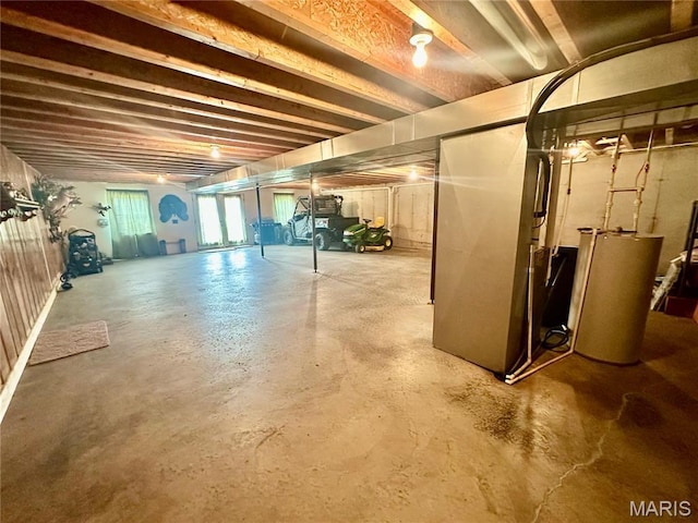 13 Montauk Ct, Leadington, MO 63601 - below grade area featuring water heater