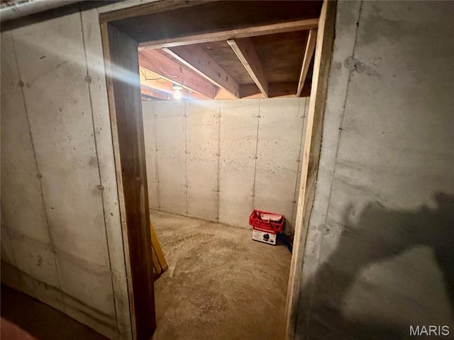 13 Montauk Ct, Leadington, MO 63601 - view of unfinished below grade area