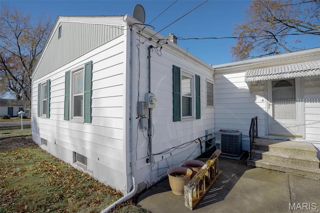 1745 Venice Ave, Granite City, IL 62040 - view of side of home with central air condition unit