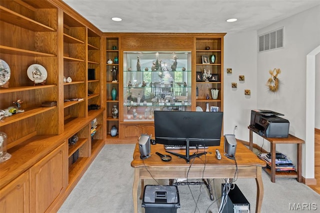 view of office