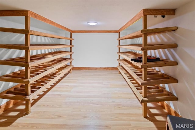 view of storage room