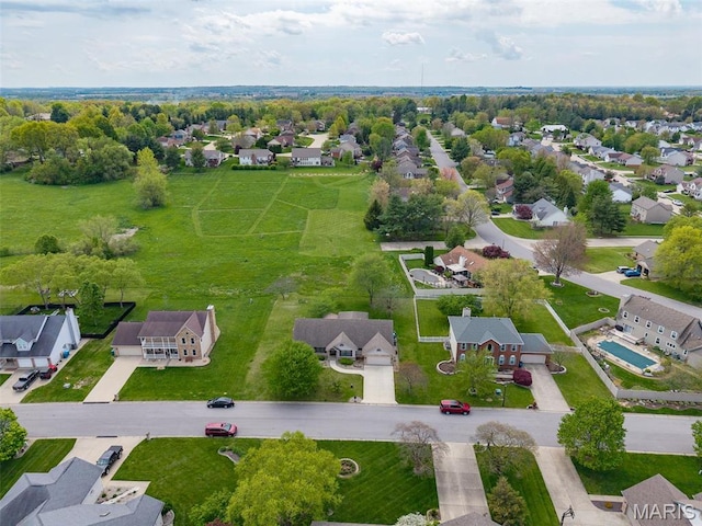3708 Rhetts Lndg, Shiloh, IL 62221 - aerial perspective of suburban area