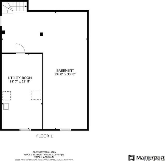 525 Angelus Dr, Florissant, MO 63031 - floor plan / room layout