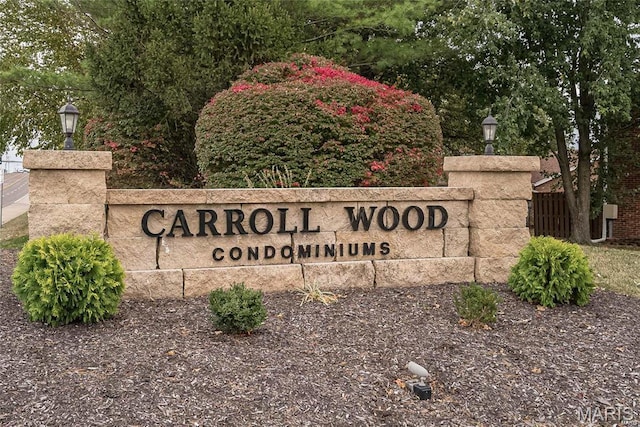 10566 Carroll Wood Way, Saint Louis, MO 63128 - view of community sign