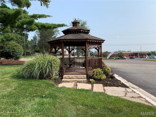 10566 Carroll Wood Way, Saint Louis, MO 63128 - view of community with a gazebo and a yard