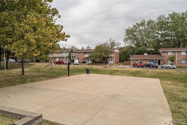 10566 Carroll Wood Way, Saint Louis, MO 63128 - view of front of property with a front lawn, a residential view, and brick siding