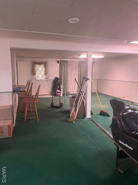 3106 Mimosa St, Cape Girardeau, MO 63701 - finished below grade area featuring carpet