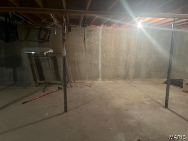 3106 Mimosa St, Cape Girardeau, MO 63701 - view of unfinished below grade area