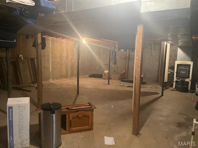 3106 Mimosa St, Cape Girardeau, MO 63701 - view of unfinished basement