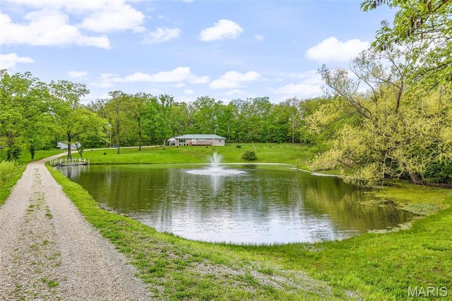 5259 US Highway 61, Bloomsdale, MO 63627 - water view featuring a heavily wooded area