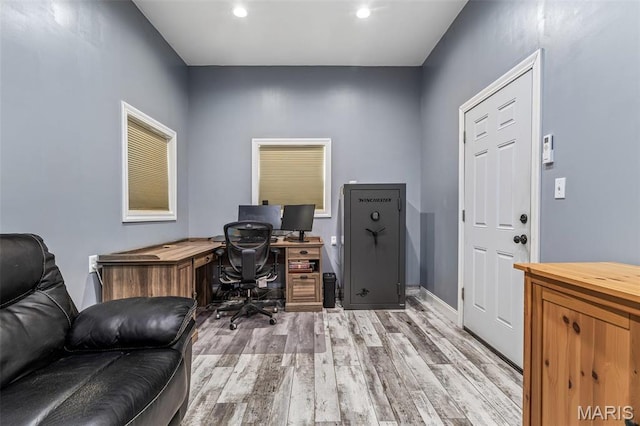 5259 US Highway 61, Bloomsdale, MO 63627 - office featuring light wood-style floors, recessed lighting, and baseboards