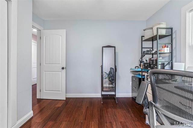 5259 US Highway 61, Bloomsdale, MO 63627 - office area featuring wood finished floors and baseboards