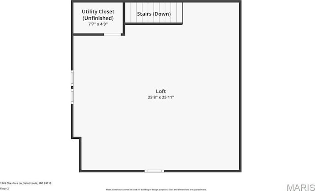 1345 Cheshire Ln, Webster Groves, MO 63119 - room layout