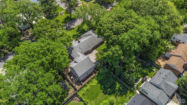 1345 Cheshire Ln, Webster Groves, MO 63119 - aerial view of residential area