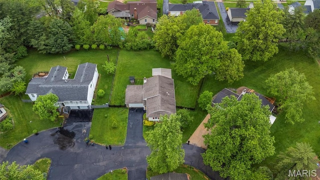 2022 Tramore Ct, Chesterfield, MO 63017 - aerial perspective of suburban area