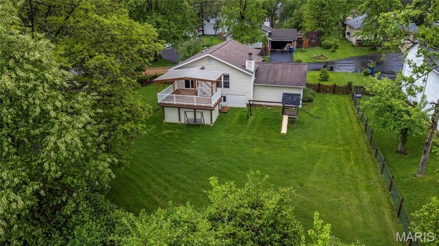 2022 Tramore Ct, Chesterfield, MO 63017 - view from above of property