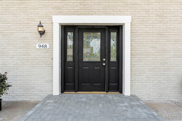 948 Barbara Ann Ln, Ellisville, MO 63021 - entrance to property featuring brick siding