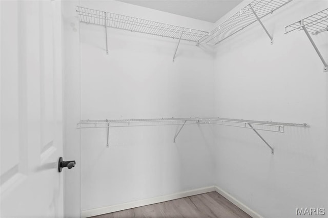 705 Fulton St, Gillespie, IL 62033 - spacious closet featuring light wood-style floors