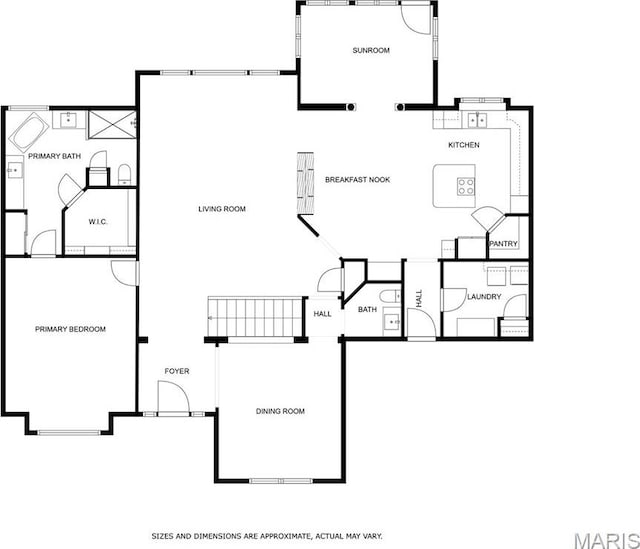 100 Waterfall Ct, Glen Carbon, IL 62034 - floor plan / room layout