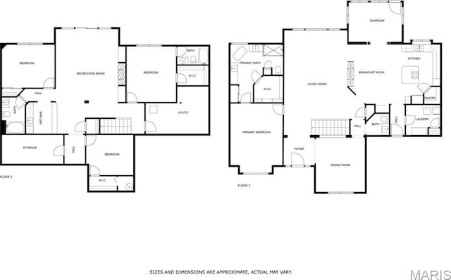 100 Waterfall Ct, Glen Carbon, IL 62034 - property floor plan