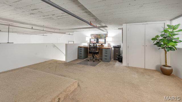 4100 Laclede Ave Unit 314, Saint Louis, MO 63108 - home office featuring carpet