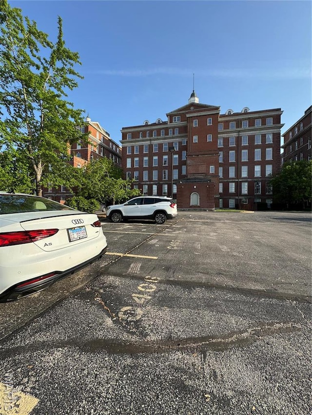 view of uncovered parking lot