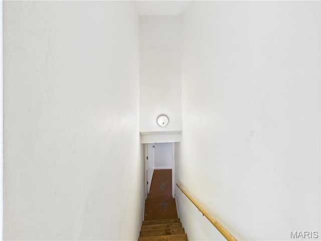 14075 Howard Ln, Dixon, MO 65459 - staircase with wood finished floors