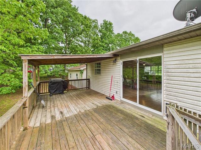 14075 Howard Ln, Dixon, MO 65459 - deck with grilling area